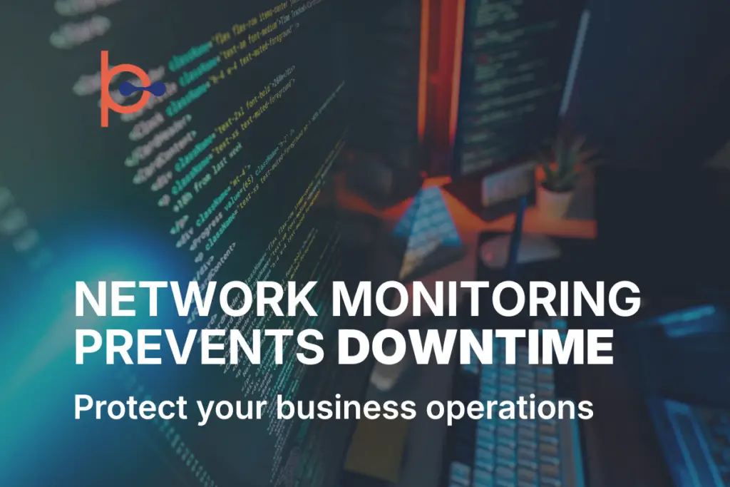 Network monitoring services dashboard ensuring business continuity and security